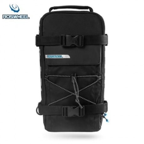 ROSWHEEL 5L MOUNTAIN BICYCLE WATERPROOF BACK SEAT PANNIER CYCLING BAG (BLACK)