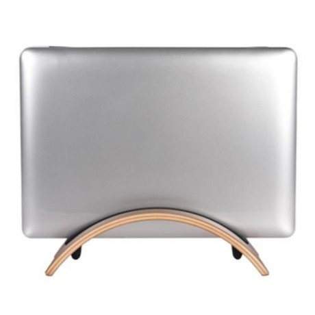 SAMDI LIGHTWEIGHT WOODEN LAPTOP STAND HOLDER WOOD SUPPORT FOR MAC AIR (IVORY COLOR)