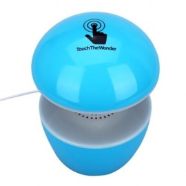 T10 5W USB POWERED LED NIGHT LIGHT TOUCH DIMMABLE TABLE LAMP WITH SPEAKER (BLUE)