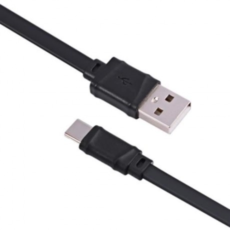 HOCO X5 5V 2.4A ANTI-TWIST TYPE-C NOODLE TRANSFER DATA SYNCHRONIZATION CHARGING CORD 1M (B