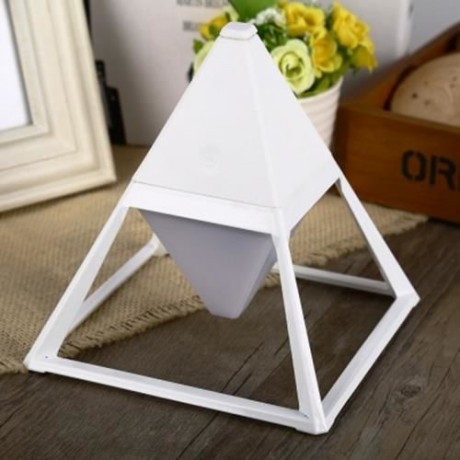 GXDIFFUSER AC 100 - 240V 4W USB RECHARGEABLE LED DESK LIGHT TOUCH DIMMABLE TABLE LAMP (WHI
