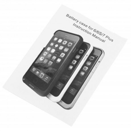4000MAH BACKUP BATTERY EXTERNAL POWER BANK CHARGER CASE WITH KICKSTAND FOR IPHONE 6 PLUS /