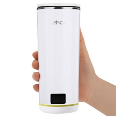 LEHOO JXKJ - WD 350ML STAINLESS STEEL INTELLIGENT TEMPERATURE DISPLAY WATER BOTTLE (WHITE)