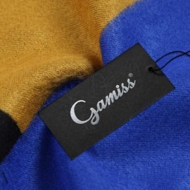 VINTAGE GRID DESIGN COLOR BLOCK OVERSIZE LADIES WARM SHAWL (RED)