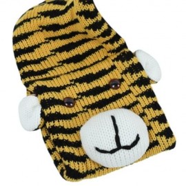 QULEXING CUTE KNITTED TIGER SCARF FOR BOYS (YELLOW AND BLACK)