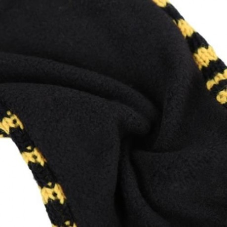 QULEXING CUTE KNITTED TIGER SCARF FOR BOYS (YELLOW AND BLACK)