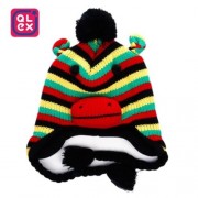 QULEXING CUTE ANIMAL DESIGN KNITTED HAT FOR CHILD (YELLOW)