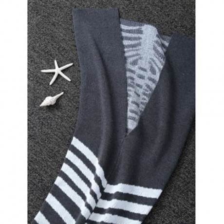 SUPER SOFT KNITTED FISHBONE KIDS WRAP HALLOWEEN MERMAID BLANKET AND THROWS (GREY AND WHITE