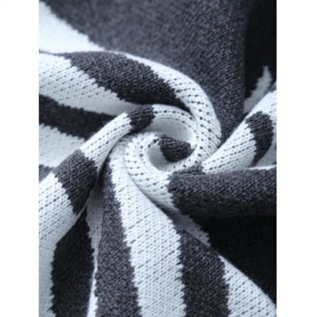 SUPER SOFT KNITTED FISHBONE KIDS WRAP HALLOWEEN MERMAID BLANKET AND THROWS (GREY AND WHITE
