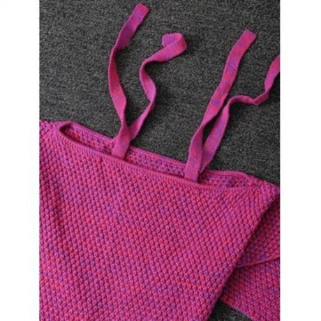 WINTER SLEEPING BAG BED THROW WRAP MERMAID BLANKET (ROSE RED)