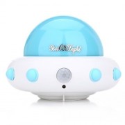 YOUOKLIGHT DC 5V 1W FLYING SAUCER UFO SHAPED LED NIGHT LIGHT MOTION SENSOR LAMP (BLUE)