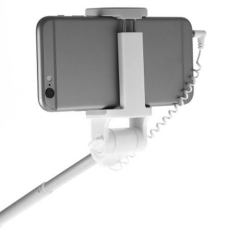 ORIGINAL XIAOMI WIRE CONTROL SELFIE STICK MONOPOD CAMERA SHUTTER 270 DEGREE ROTATION (GRAY