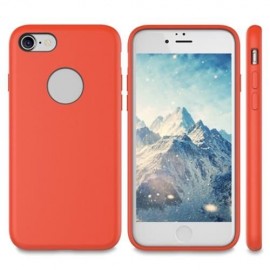 ROCK ULTRA SLIM SOFT TOUCH FLEXIBLE SILICONE SOLID COLOR PROTECTIVE BACK COVER FOR IPHONE 