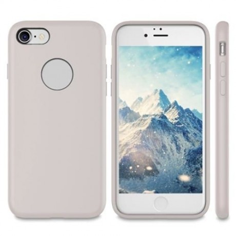 ROCK ULTRA SLIM SOFT TOUCH FLEXIBLE SILICONE SOLID COLOR PROTECTIVE BACK COVER FOR IPHONE 