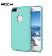 ROCK ULTRA SLIM SOFT TOUCH FLEXIBLE SILICONE SOLID COLOR PROTECTIVE BACK COVER FOR IPHONE 