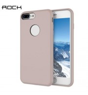 ROCK ULTRA SLIM SOFT TOUCH FLEXIBLE SILICONE SOLID COLOR PROTECTIVE BACK COVER FOR IPHONE 