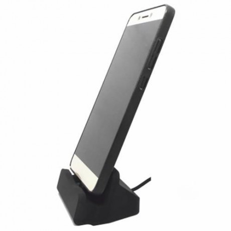 UCD - UAD TWO-SIDED MICRO USB PORTABLE STAND CHARGING DESKTOP DOCK STATION HOLDER (BLACK)