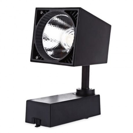 AC 85 - 265V 20W 2000LM COB LED SPOTLIGHT CLOTHING STORE TRACK LAMP (BLACK)