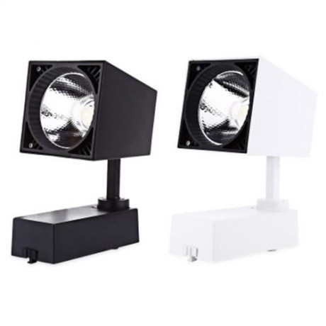 AC 85 - 265V 20W 2000LM COB LED SPOTLIGHT CLOTHING STORE TRACK LAMP (BLACK)
