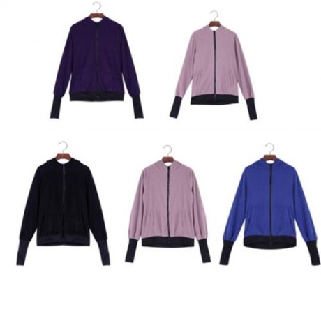 CASUAL MATERNITY KANGAROO MULTI FUNCTIONAL HOODIE WITH BABIES CARRIER FOR WOMEN (PURPLE)