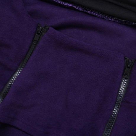 CASUAL MATERNITY KANGAROO MULTI FUNCTIONAL HOODIE WITH BABIES CARRIER FOR WOMEN (PURPLE)