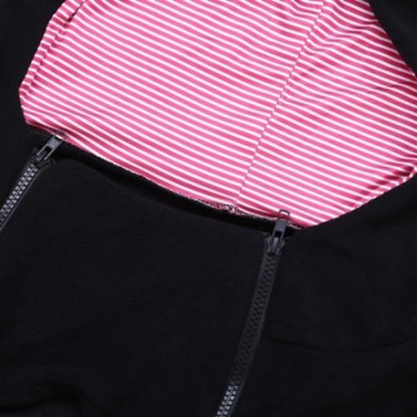 CASUAL MATERNITY KANGAROO MULTI FUNCTIONAL HOODIE WITH BABIES CARRIER FOR WOMEN (RED WITH 