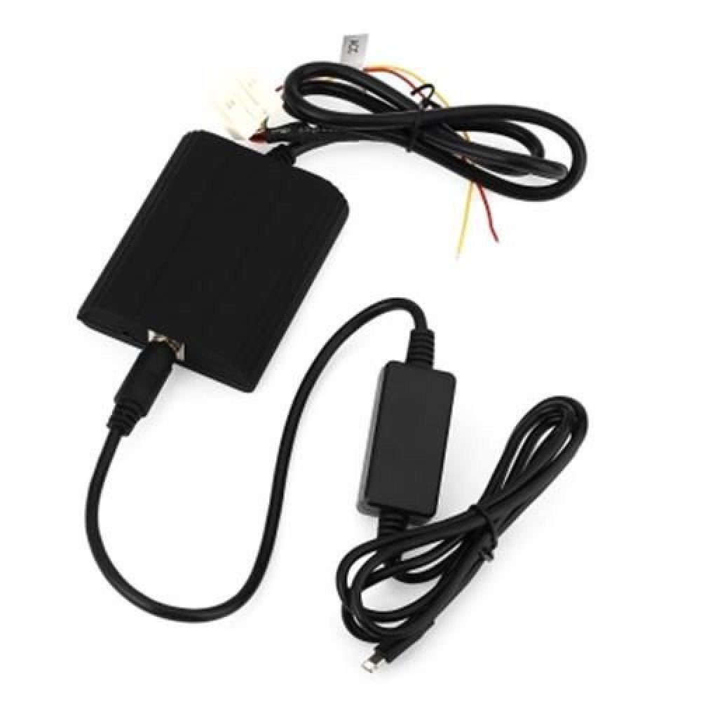 CAR CD ADAPTER MUSIC PLAYER 8 PIN AUX AUDIO INTERFACE CONNECT DIGITAL BOX FOR NISSAN