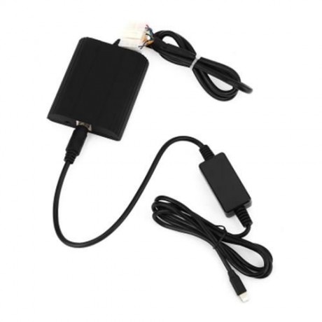 CAR CD ADAPTER MUSIC PLAYER 8 PIN AUX AUDIO INTERFACE 5   7P CONNECT DIGITAL BOX FOR TOYOT