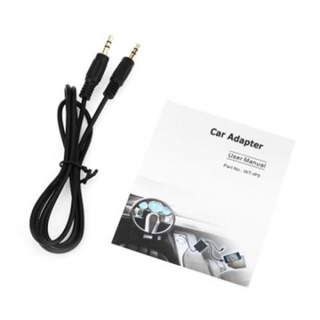 CAR CD ADAPTER MUSIC PLAYER 8 PIN AUX AUDIO INTERFACE 5   7P CONNECT DIGITAL BOX FOR TOYOT