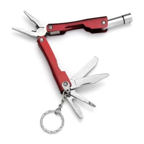 AOTU AT9016 OUTDOOR EMERGENCY COMBINATION MULTIFUNCTIONAL TOOLS KIT (RED)