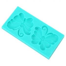 DIY SILICONE BUTTERFLY MOLD FONDANT CAKE DECORATING TOOL DECORATION (OASIS)