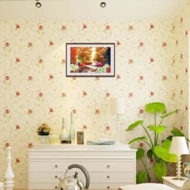 30 X 40CM 5D WOODS LANDSCAPE DRILLED NEEDLEWORK DIY DIAMOND PAINTING CROSS STITCH WALL STI