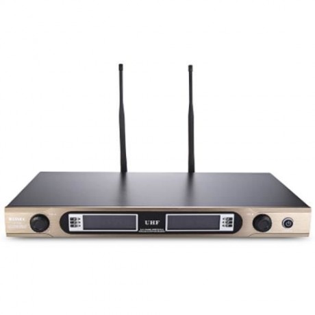 WEISRE U - 3316 PROFESSIONAL 720 - 770MHZ UHF WIRELESS HANDHELD DUAL CHANNEL TRANSMITTER M