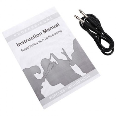 WEISRE WM - 03V PROFESSIONAL 210 - 280MHZ KARAOKE WIRELESS HANDHELD VHF TRANSMITTER MICROP