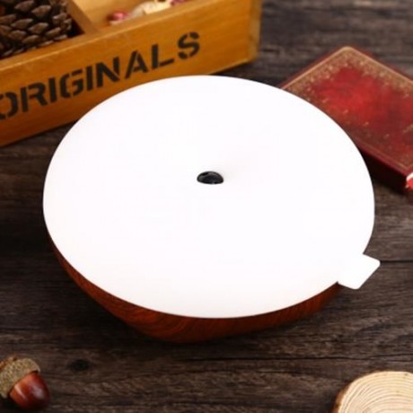 DC 5V LED BODY INDUCTION NIGHT LIGHT ROUND DIMMING LAMP (DARK APRICOT)