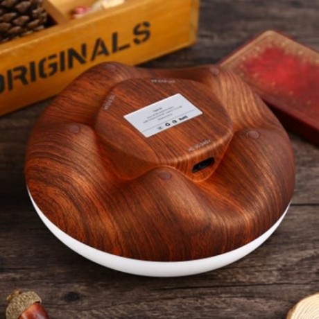 DC 5V LED BODY INDUCTION NIGHT LIGHT ROUND DIMMING LAMP (DARK APRICOT)