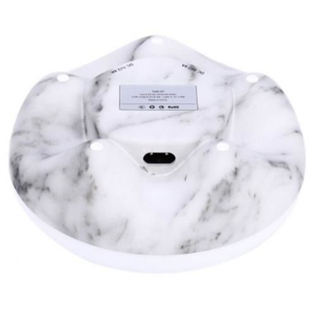 DC 5V LED BODY INDUCTION NIGHT LIGHT ROUND DIMMING LAMP (CEMENT GREY)
