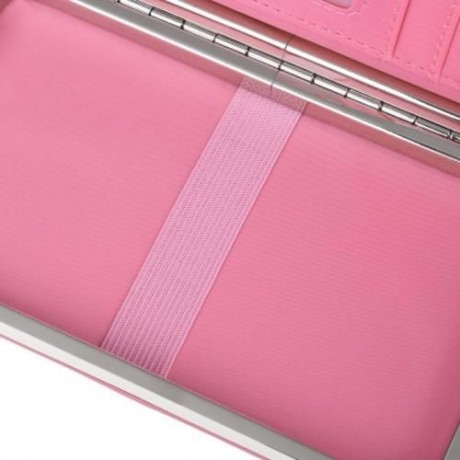 PIDANLU LADIES LONG PENCIL CASE HOLDING BAG CARD WALLET (LIGHT PINK)