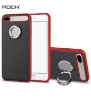 ROCK M2 MAGNETIC RING KICKSTAND PHONE CASE PROTECTIVE BACK COVER FOR IPHONE 7 PLUS (RED)