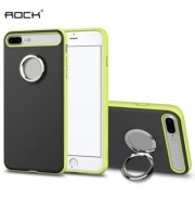 ROCK M2 MAGNETIC RING KICKSTAND PHONE CASE PROTECTIVE BACK COVER FOR IPHONE 7 PLUS (GREEN)
