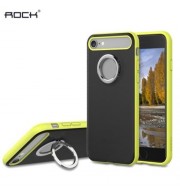 ROCK M2 MAGNETIC RING KICKSTAND PHONE CASE PROTECTIVE BACK COVER FOR IPHONE 7 (GREEN)
