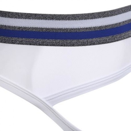 SEXY ULTRALIGHT MESH DESIGN MALE EXPOSED BUTTOCKS BRIEFS (PLUM)