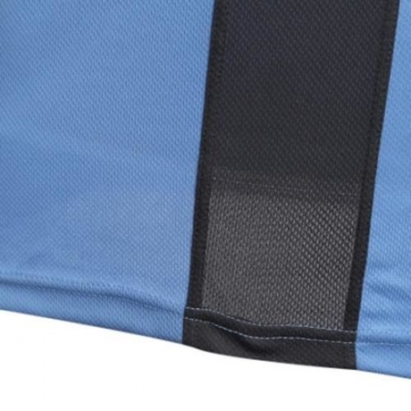 SIMPLE DESIGN MESH ROUND NECK SLEEVELESS MALE BREATHABLE VEST (AZURE)