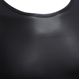 SEXY ROUND NECK SHORT SLEEVE MALE SHIRT (BLACK)