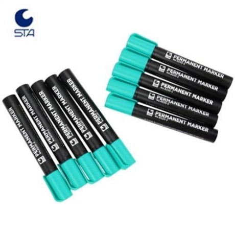 STA MULTIFUNCTION PERMANENT PEN WITH 4 COLORS FOR MARK PAINTING DRAWING (GREEN)