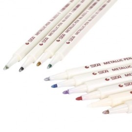 STA MULTIFUNCTION METALLIC PEN HIGHLIGHTER WITH 10 COLORS FOR MARK PAINTING DRAWING (COLOR