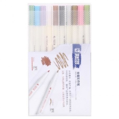 STA MULTIFUNCTION METALLIC PEN HIGHLIGHTER WITH 10 COLORS FOR MARK PAINTING DRAWING (COLOR