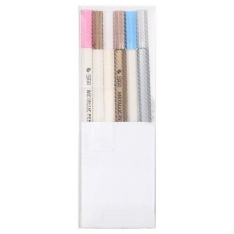 STA MULTIFUNCTION METALLIC PEN HIGHLIGHTER WITH 6 COLORS FOR MARK PAINTING DRAWING (COLORM