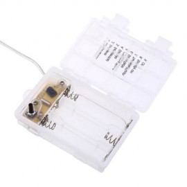 HQYG - 02 30CM 50 LEDS BATTERY POWERED COPPER STRING LIGHT WATER RESISTANT LAMP WITH REMOT