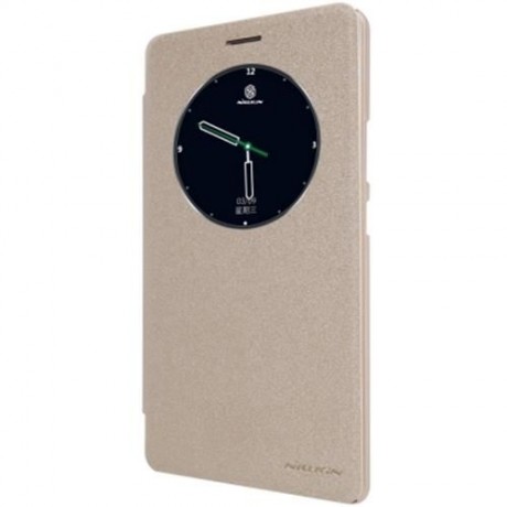 NILLKIN SPARKLE SERIES VIEW WINDOW PROTECTIVE CASE COVER FOR XIAOMI MAX (GOLDEN)